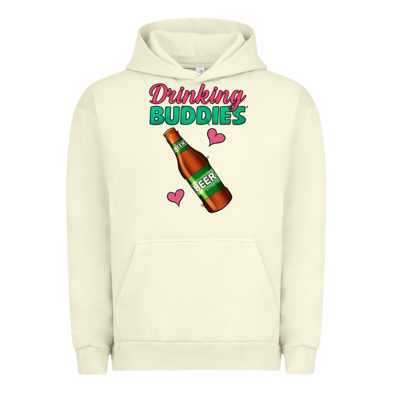 Drinking Buddies Beer Bottle Urban Hoodie by Jasminsmagicworld | Teevron