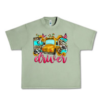 Oil Green bus driver Urban Heavy Tee - Zillion Design Studio
