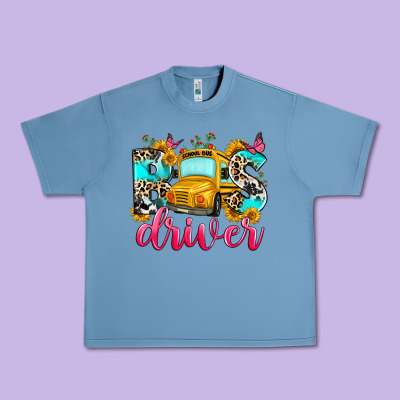 Bus Driver Urban Heavy Tee Designed By Zillion Design Studio