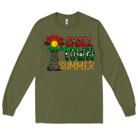 Army Green small town summer Long Sleeve Tee - CowhideDigitalArt