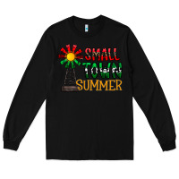 Black small town summer Long Sleeve Tee - CowhideDigitalArt