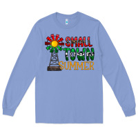 Colony Blue small town summer Long Sleeve Tee - CowhideDigitalArt