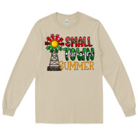 Mushroom small town summer Long Sleeve Tee - CowhideDigitalArt
