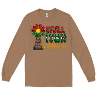 Toasted Coconut small town summer Long Sleeve Tee - CowhideDigitalArt