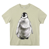 Mossy baby penguin Heavy Core Tee - LillyAllenDesigns