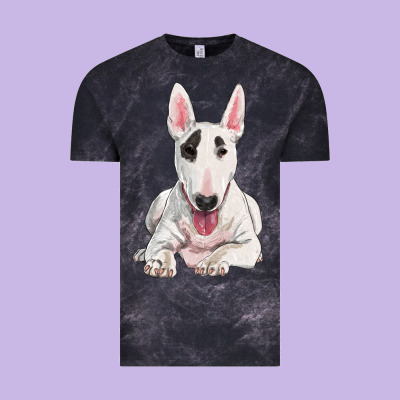 Bull Terrier Vintage Tee Designed By Ranaportraitstore