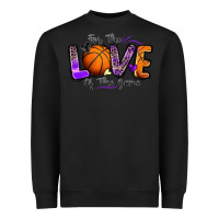 Black for the love of the game basketball Heavyweight Sweatshirt - Zillion Design Studio
