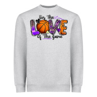 Heather Grey for the love of the game basketball Heavyweight Sweatshirt - Zillion Design Studio