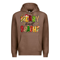 Chestnut merry and bright Premium Hoodie - MaliasSmallBusiness