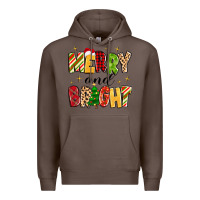 Coffee merry and bright Premium Hoodie - MaliasSmallBusiness