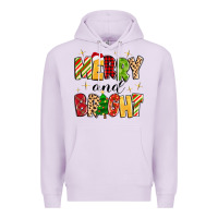 Lilac merry and bright Premium Hoodie - MaliasSmallBusiness