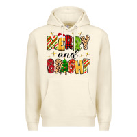Sandshell merry and bright Premium Hoodie - MaliasSmallBusiness