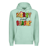 Seafoam merry and bright Premium Hoodie - MaliasSmallBusiness