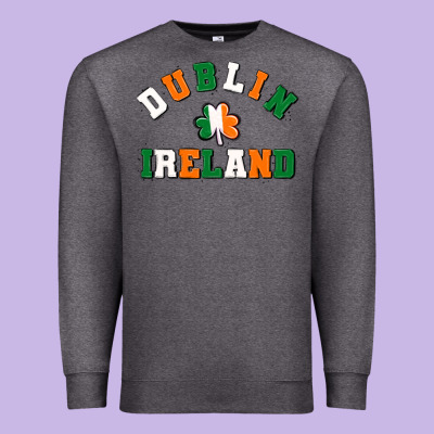 Dublİn Ireland Premium Sweatshirt Designed By Maliassmallbusiness
