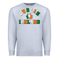Heather Grey dublİn ireland Premium Sweatshirt - MaliasSmallBusiness