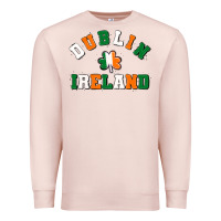 Pale Pink dublİn ireland Premium Sweatshirt - MaliasSmallBusiness