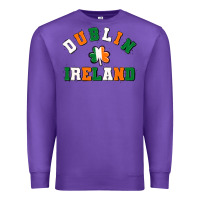Purple dublİn ireland Premium Sweatshirt - MaliasSmallBusiness