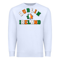 White dublİn ireland Premium Sweatshirt - MaliasSmallBusiness