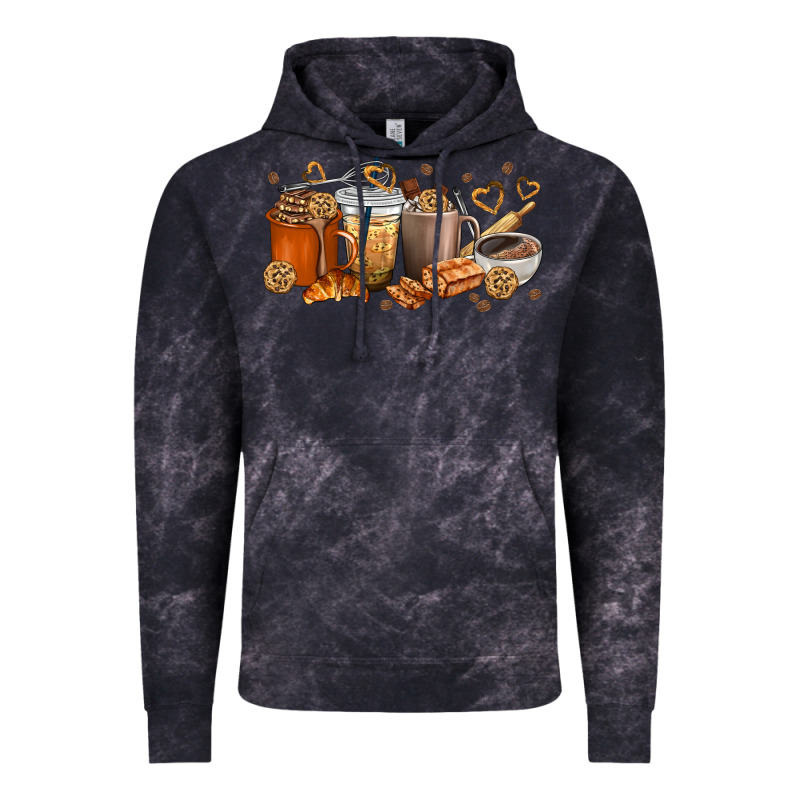 Cookie Coffee Cups Vintage Hoodie by texasbilliewilder | Teevron