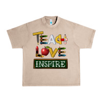 French Oak teach love inspire Urban Heavy Tee - BarkalooDesign