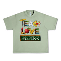 Oil Green teach love inspire Urban Heavy Tee - BarkalooDesign