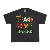 Pigment Black teach love inspire Urban Heavy Tee - BarkalooDesign