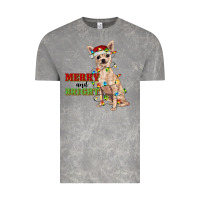 Merry And Bright Chihuahua Vintage Tee | Teevron