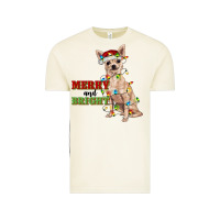 Vintage Arctic merry and bright chihuahua Vintage Tee - RanaPortraitStore