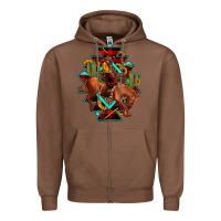 Chestnut aztec rodeo cowboy christmas Zipper Hoodie - JahusDesignShop