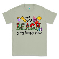 Matcha the beach is my happy place Classic Tee - CowhideDigitalArt