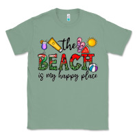 Sage the beach is my happy place Classic Tee - CowhideDigitalArt