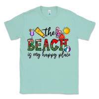 Seafoam the beach is my happy place Classic Tee - CowhideDigitalArt