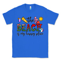 True Royal the beach is my happy place Classic Tee - CowhideDigitalArt