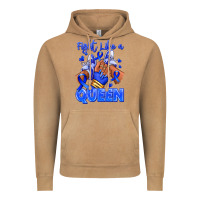 Vintage Camel fight like a queen navy blue colon cancer afro gir Vintage Hoodie - RanaPortraitStore