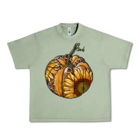 Oil Green sunflower pumpkin Urban Heavy Tee - RanaPortraitStore