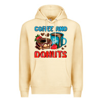 Pina Colada coffee and donuts Premium Hoodie - AdoDesignShop
