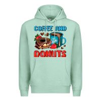 Coffee And Donuts Premium Hoodie | Teevron