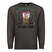 Smoke iced coffee social club Premium Sweatshirt - MaliasSmallBusiness