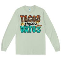 Matcha tacos before vatos Long Sleeve Tee - RacoonDesign