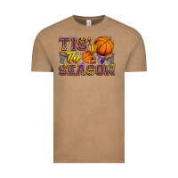 Vintage Coffee tis' the season basketball Vintage Tee - Zillion Design Studio