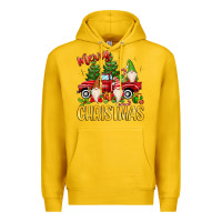 Lemon merry christmas gnomes truck Premium Hoodie - MaliasSmallBusiness