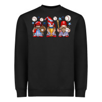 Black baseball gnome Heavyweight Sweatshirt - texasbilliewilder