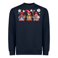 Navy baseball gnome Heavyweight Sweatshirt - texasbilliewilder