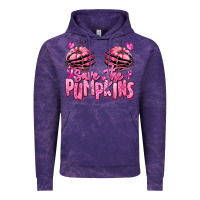 Cloud Purple save the pumpkins breast cancer Vintage Hoodie - RanaPortraitStore