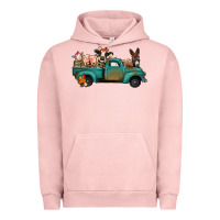 Pigment Salmon farm animals truck Urban Hoodie - Jasminsmagicworld