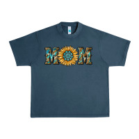 Midnight Navy sunflower mom Urban Heavy Tee - RanaPortraitStore