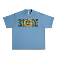 Pebble Blue sunflower mom Urban Heavy Tee - RanaPortraitStore