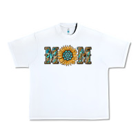White sunflower mom Urban Heavy Tee - RanaPortraitStore