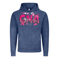 Vintage Denim breast cancer cna certified nursing assistant Vintage Hoodie - JahusDesignShop