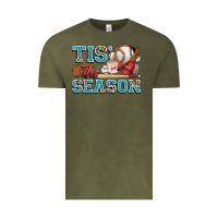 Vintage Olive tis' the season baseball Vintage Tee - Zillion Design Studio